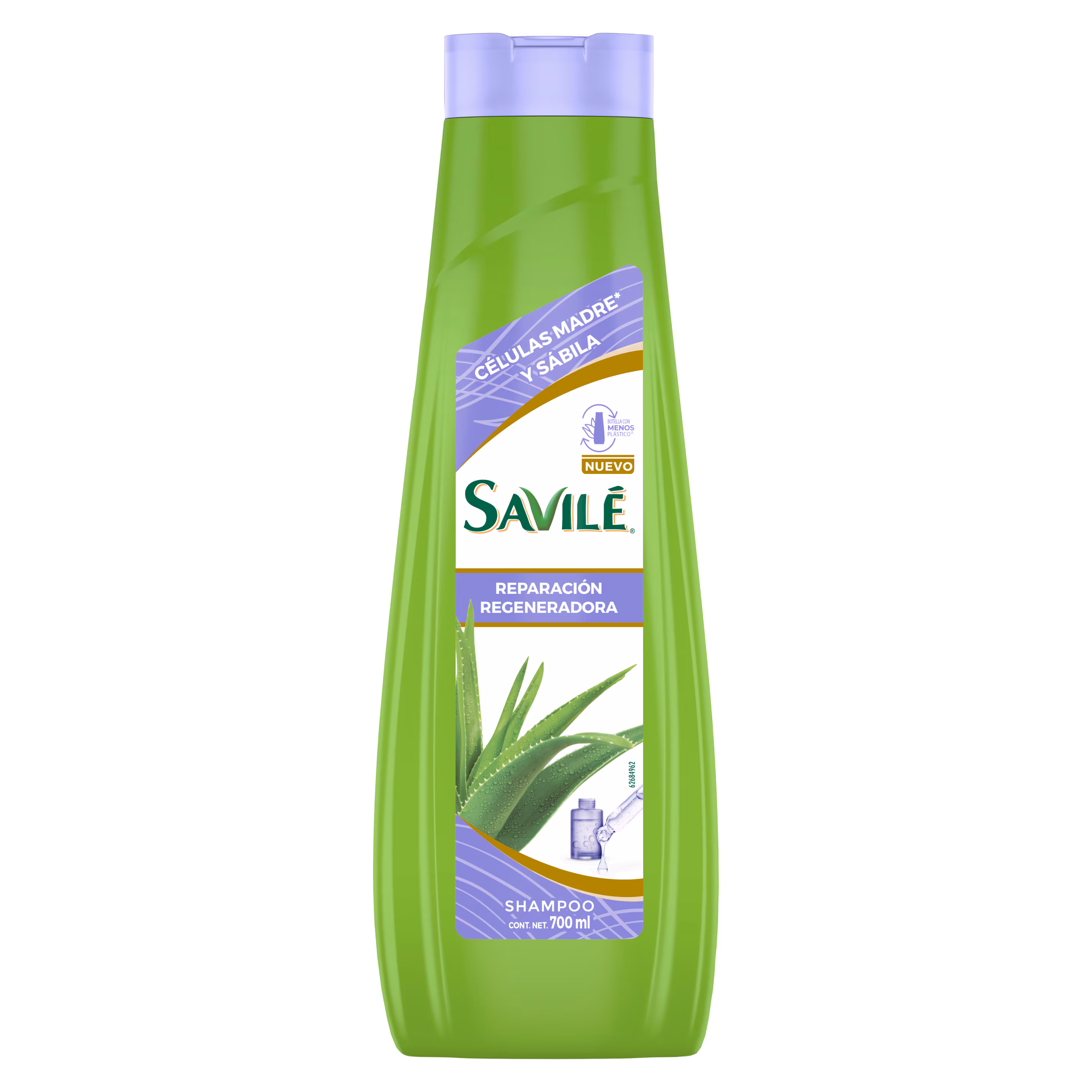 Savilé Shampoo con Pulpa de Sábila y Células Madre 700ml